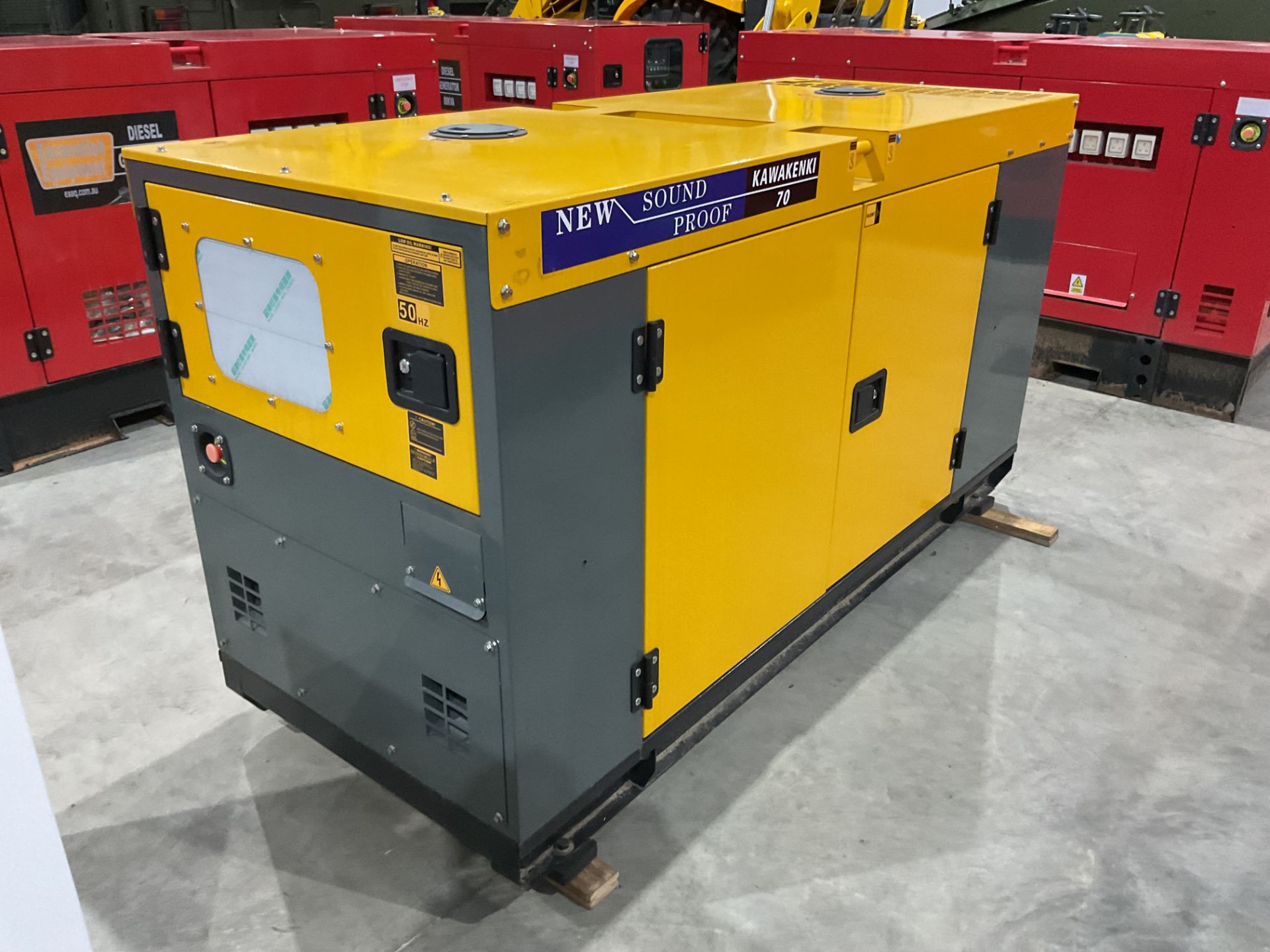 2023 New Unused 70 KVA Silent Diesel Generator - 3 Phase 230 / 400V - Image 8 of 16