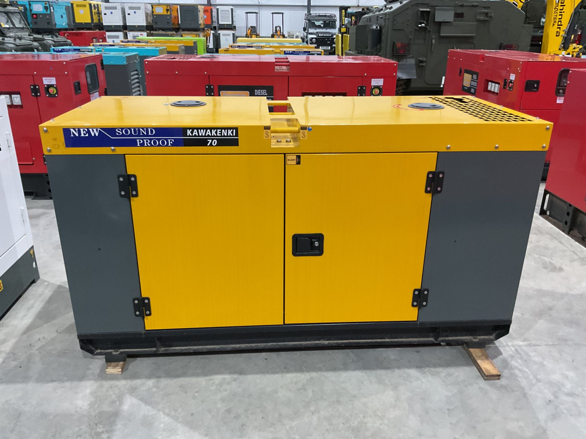 2023 New Unused 70 KVA Silent Diesel Generator - 3 Phase 230 / 400V - Image 9 of 16