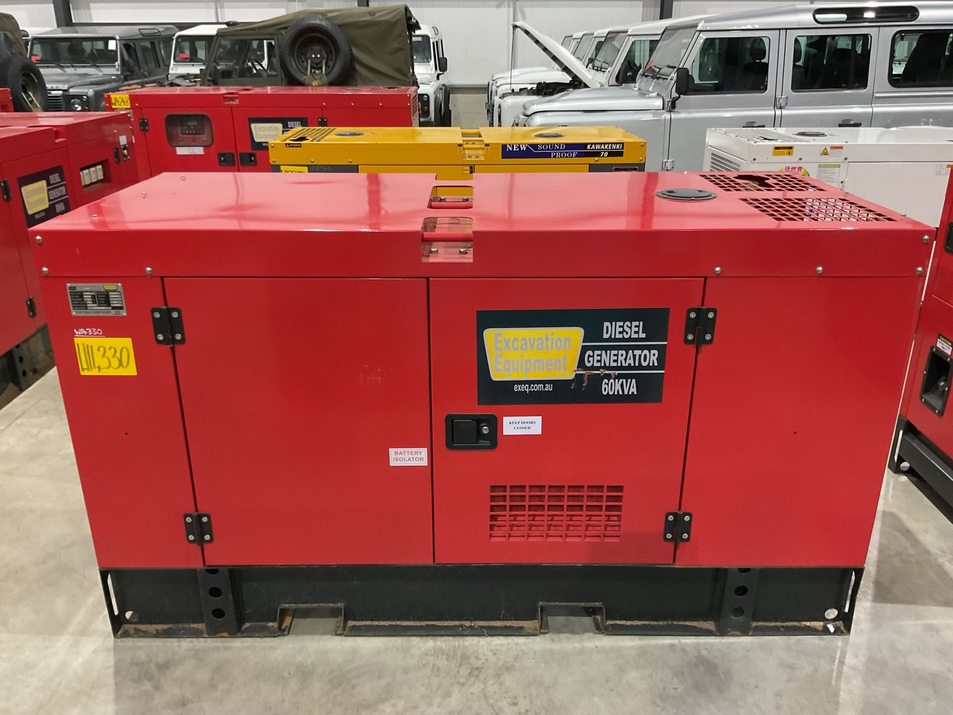 New Unissued 2023 GF 3 -60 60 KVA Diesel Generator 400/230 Volt 50 CPS 3 Phase and Single Phase. - Image 2 of 17