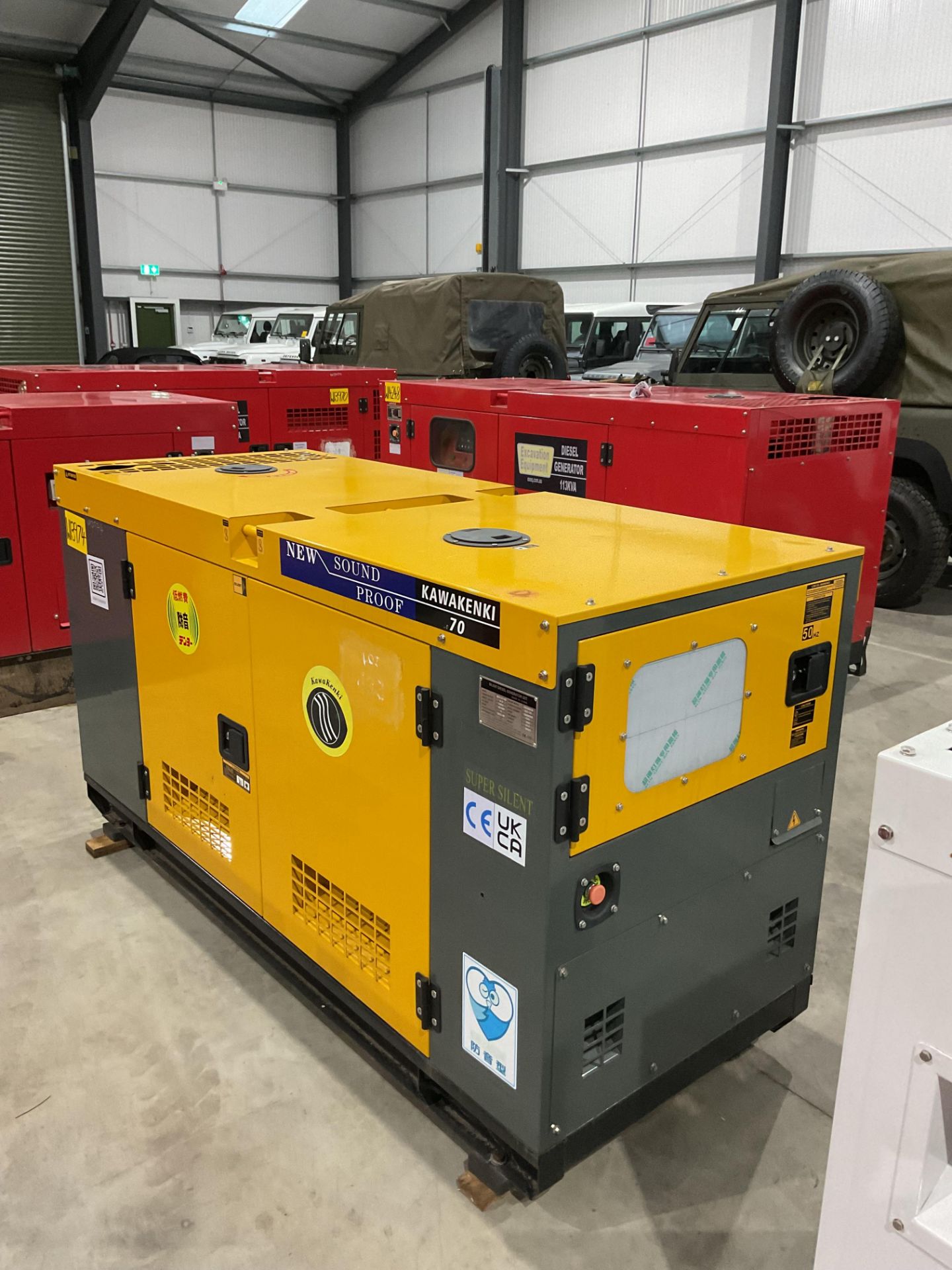 2023 New Unused 70 KVA Silent Diesel Generator - 3 Phase 230 / 400V - Image 7 of 16