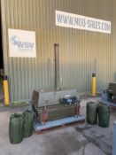 Dantherm VAM 40 Portable Workshop / Building Heater 230V c/w Accessories as shown.