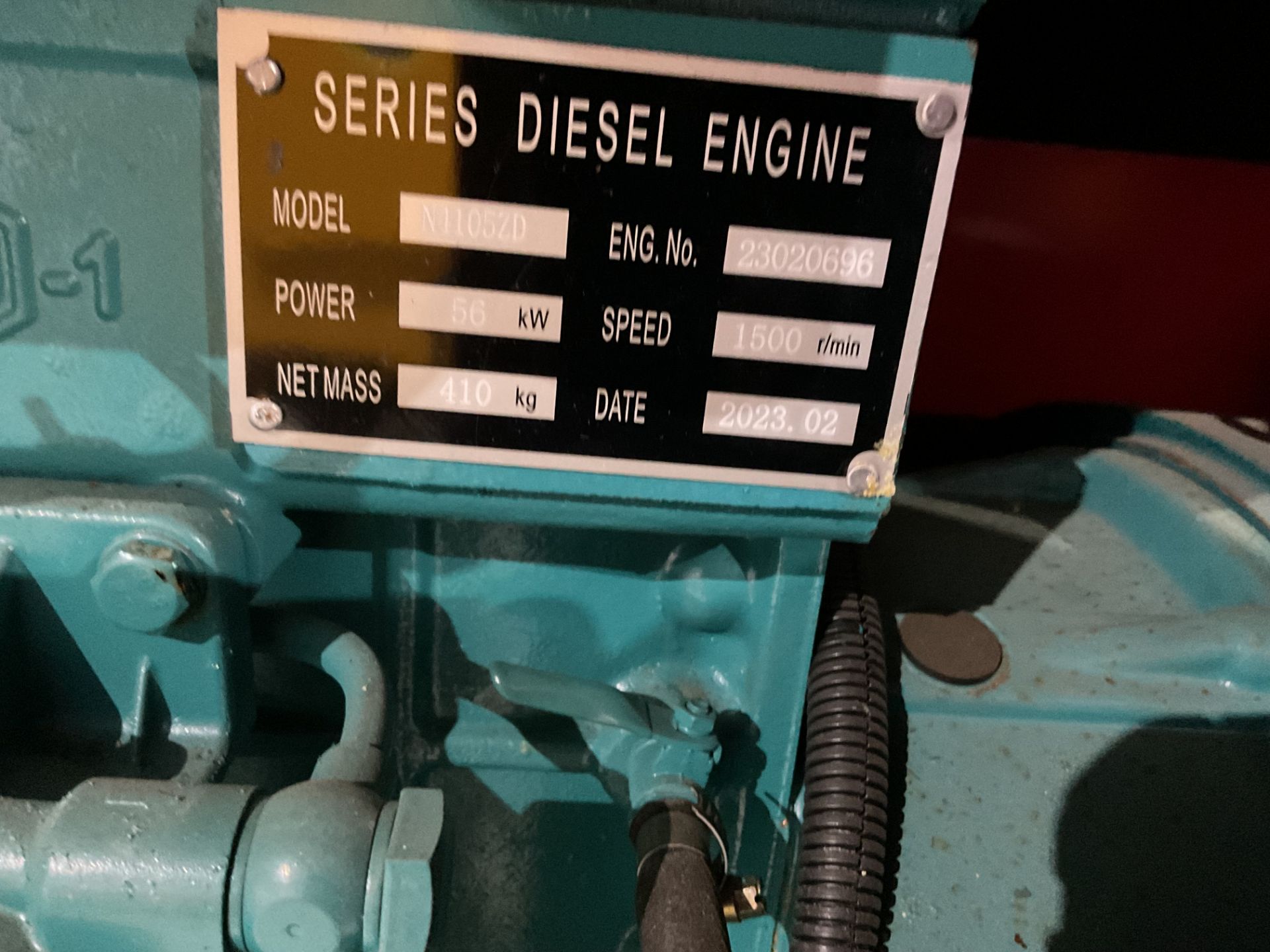 New Unissued 2023 GF 3 -60 60 KVA Diesel Generator 400/230 Volt 50 CPS 3 Phase and Single Phase. - Image 8 of 17