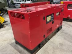 New Unissued 2023 GF 3 -80 80KVA Diesel Generator 400/230 Volt 50 CPS 3 Phase and Single Phase.