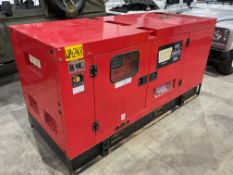 New Unissued 2023 GF 3 -120 113 KVA Diesel Generator 400/230 Volt 50 CPS 3 Phase and Single Phase.