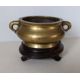 A late 17th/early 18th century Chinese bronze bombe censer - Image 1 of 7