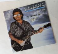 A George Harrison signed copy of Cloud Nine album, 1987 USA edition: 'to Denis from George', 