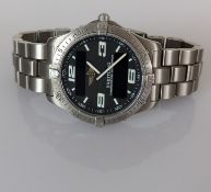 A Breitling Chronometre Aerospace titanium gentleman's quartz bracelet wristwatch, ref. E75362