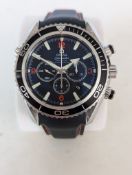 An Omega steel 45.5mm Planet Ocean Chronograph 600m automatic watch