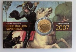 The Royal Mint 2007 Gold Bullion Sovereign, A Masterpiece