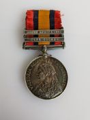 A Queen's South Africa Medal, 1902 with Cape Colony clasps to 593 PTE E. A. ABBOTT