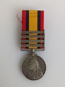 A Queen's South Africa Medal with 1901, 1902, Orange Free State and Transvaal clasps to 4135
