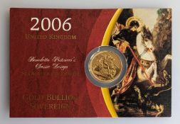 The Royal Mint 2006 Gold Bullion Sovereign, St. George and the Dragon