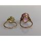 A yellow gold and ruby knot brooch, 60mm, unmarked but test for 9ct gold - Image 6 of 6