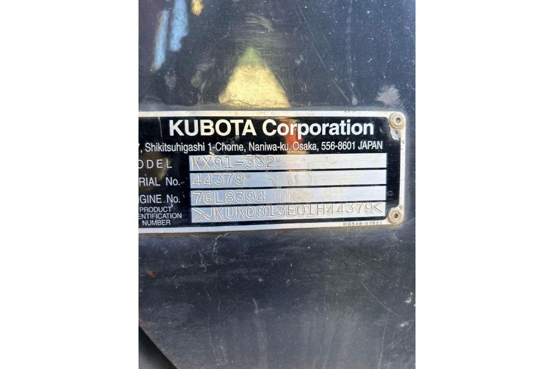 Kubota KX91-3 Mini Excavator - Image 15 of 15
