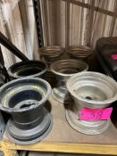 Set of 4 aluminum wheels