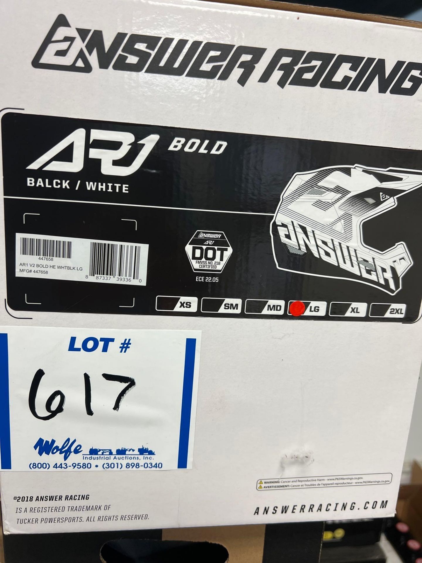 Answer racing helmet