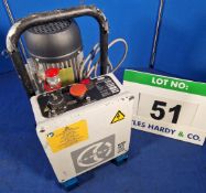 A CEMBRE CPE-1-110 Electrical Hydraulic Pump with Motor (110V )and Steel Case