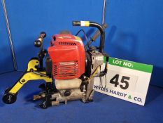 A CEMBRE LD IPN-ECO (2016) Petrol Driven Rail Drill powered by A KAWASAKI TJ45E Petrol Engine with