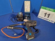 A CEMBRE BTEPE2.DET 14.4V Battery operated Hydraulic Bond Puller with Flexible Hose, Bushing Tool,