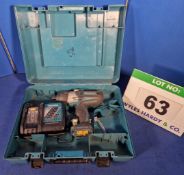 A MAKITA DTW450 RTJ Cordless Electric Impact Wrench with DC 18R~C Charger (Body only)