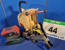 A CEMBRE LD-16BN-RP (2018) Battery Electric Rail Drilling Machine with 36V Battery, Charger and Rail