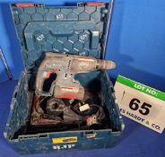 A BOSCH GBH 36 VFLI Cordless Battery Electric Heavy Duty Rotary Hammer Drill complete with Three 36V