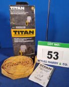 A TITAN TTB843 PMP 240V 400W Dirty/Clean Water Pump with Hose (Boxed)