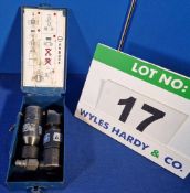Two CEMBRE Bushing Tools in Steel Case