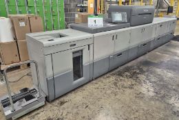 A RICOH Pro C9110 Digital Colour Sheet Fed Press, Serial No. X615F330003 (2015), with Six Paper
