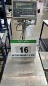 A JADEVER JIK-8CSB 0-10Kg Digital Benchtop Platform Scale with Digital Display