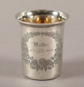Becher, 13lötig, deutsch, um 1860