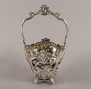 Jugendstil-Henkelschale, 800/ooo, deutsch, um 1910
