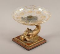 KLEINE AUFSATZSCHALE, Bronze, wohl deutsch, 19.Jh.