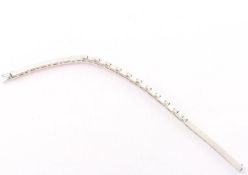Brillantarmband, 750/ooo WG, 18,5g