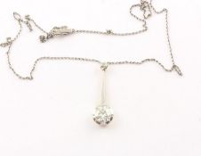 Diamantcollier, 585/ooo WG/GG