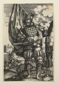 Monogrammist FG., Fahnenschwinger, Kupferstich