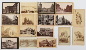 17 historische Fotografien, E.19.Jh.