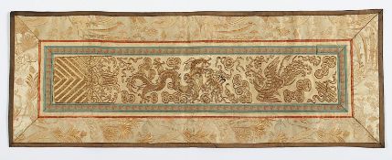 Ärmelborte, Drache und Phönix, China, A.20.Jh.
