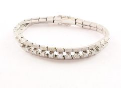 Brillantarmband, 750/ooo WG, 21g