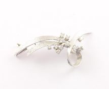 Brillantbrosche, 590/ooo WG, 6,5g