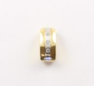 Brillantanhänger, 750/ooo GG/WG, BOGNER, 10,2g