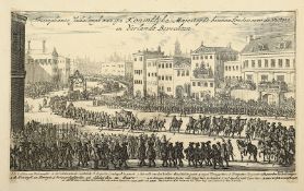 London, Triumphzug William III, ungerahmt