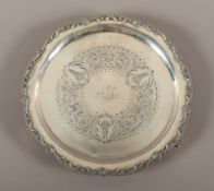 Salver, 925/ooo, London, 1888