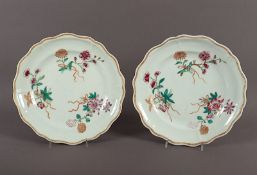 zwei Teller, Porzellan, China, um 1800
