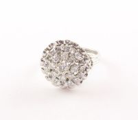 Brillantring, 750/ooo WG, 6,7g