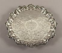 Salver, 925/ooo, London, 1844