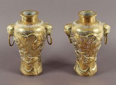 Paar Vasen, Bronze, China