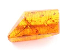 Bernsteinbrosche, 585/ooo GG, L 3,5, 5,7g