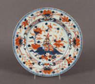 Imari-Teller, Porzellan, China, 19.Jh.
