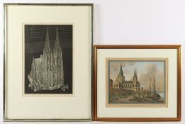 zwei Köln-Ansichten, R.
